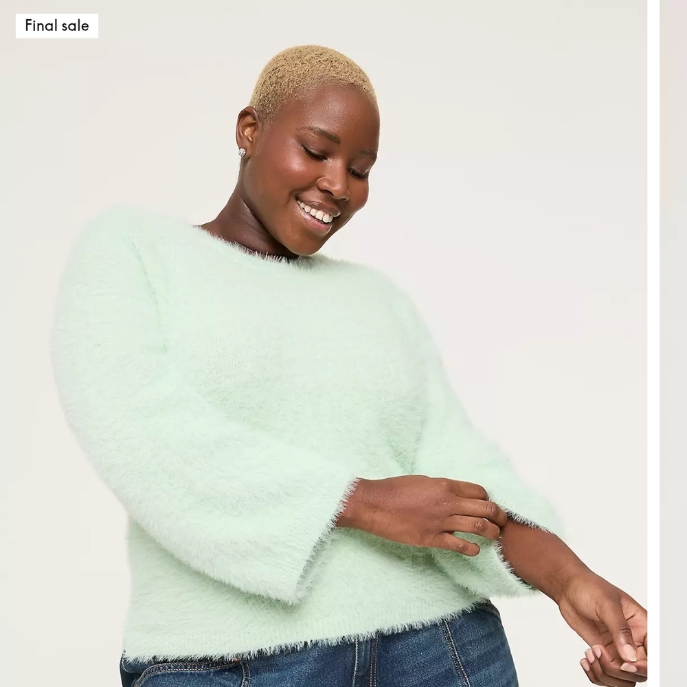~Lane Bryant Eyelash Sweater 14/16 Brand New